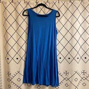 Blue t shirt dress